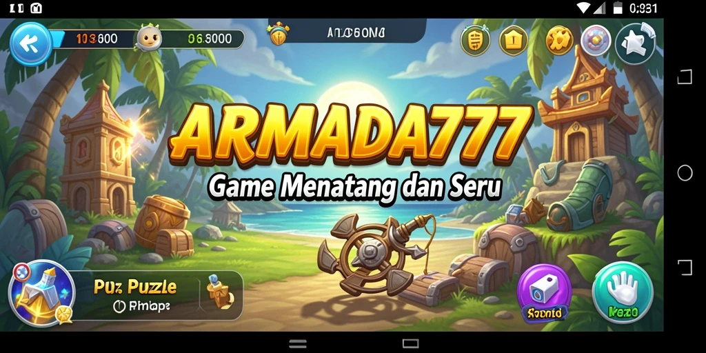 Tampilan gameplay menarik dari ARMADA777 yang penuh teka-teki.