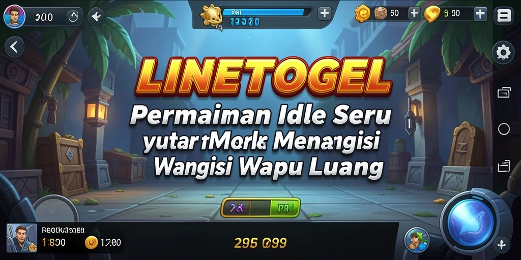 Tampilan gameplay LINETOGEL yang menarik dan penuh warna.