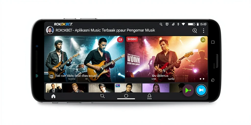 Tampilan gameplay ROKOKBET yang menarik dengan berbagai pilihan musik.