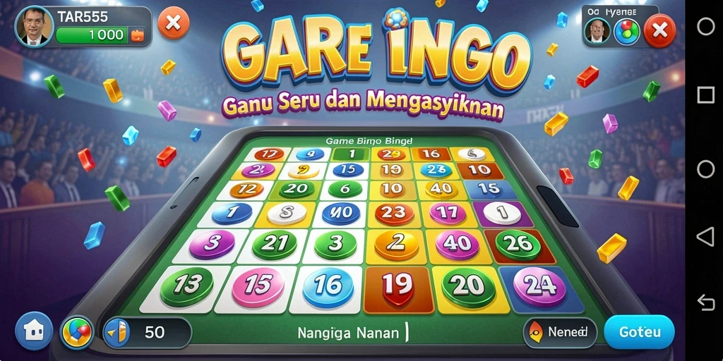 Screenshot gameplay TAR555 yang menarik dan penuh warna.