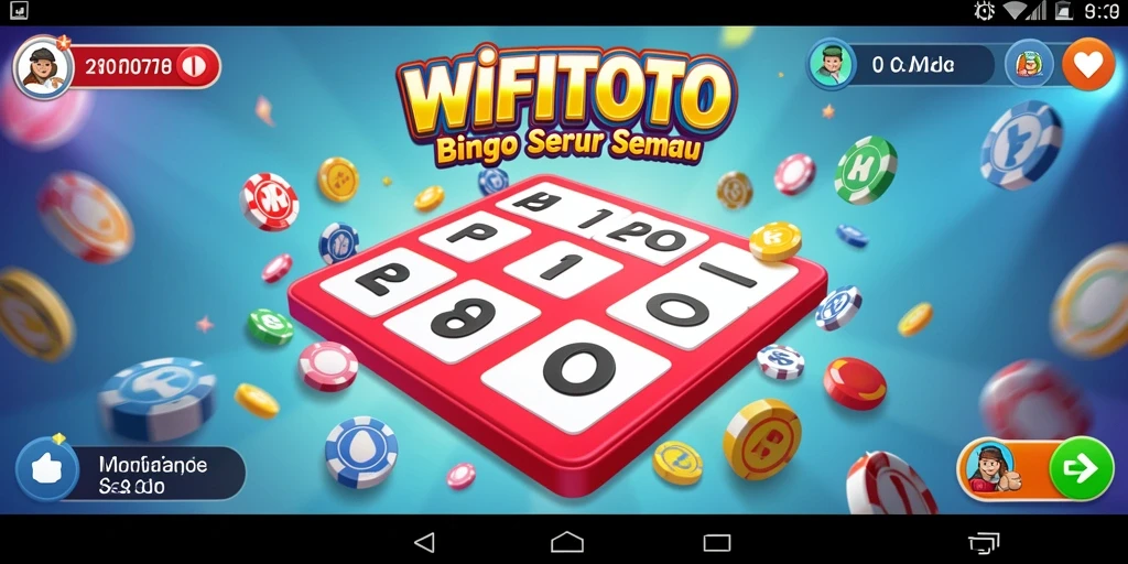 Screenshot gameplay WIFITOTO yang menampilkan keseruan Bingo.